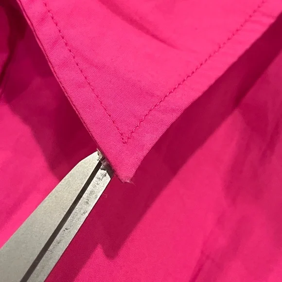 NEW $225 MICHAEL MICHAEL KORS Pleated Cap Sleeve Mini Dress Pink Medium Shirt - Picture 16 of 16